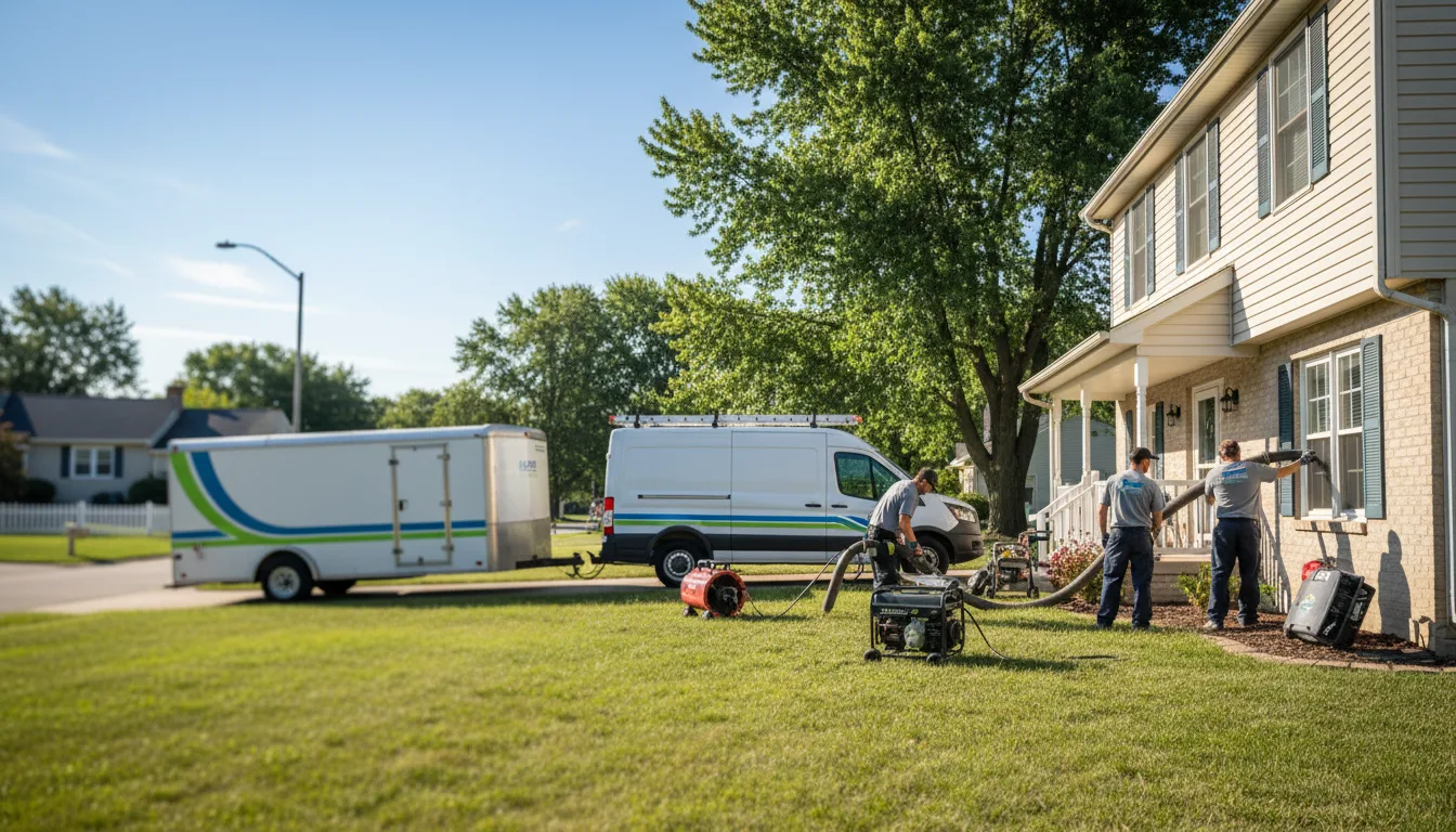 Flooded Basement Restoration And Cleanup With Repair in Elm Grove, WI near me
